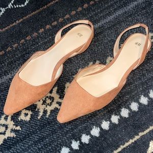 H&M SUEDE MULES / FLATS